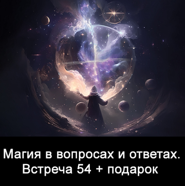 [Ксения Меньшикова] Магия в вопросах и ответах. Встреча 54 (2024)