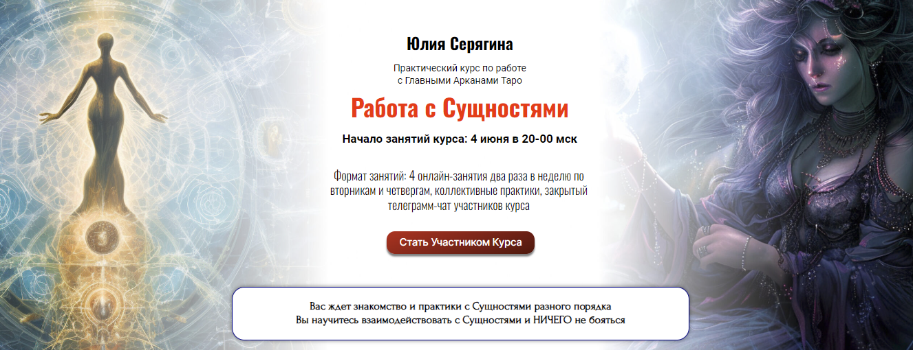 [Юлия Серягина] Работа с Сущностями (2024)