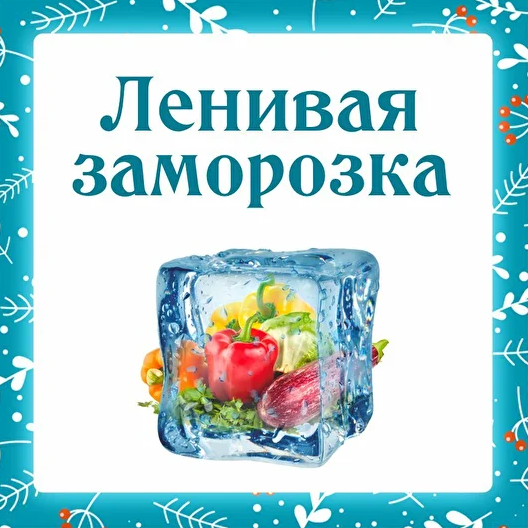 [Ольга Данчук, Елена Воронцова] [Ленивый кулинар] Ленивая заморозка (2022)