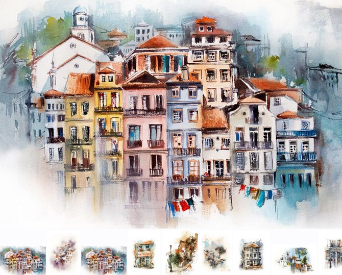 [София Родионова] [lectoroom] Акварельный скетчинг. Архитектурные зарисовки (2024)