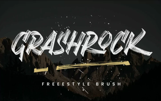 [Fontbundles] Grashrock - Freestyle brush (2022)