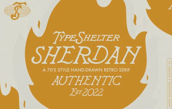 [Fontbundles] TS Sherdan Font (2022)