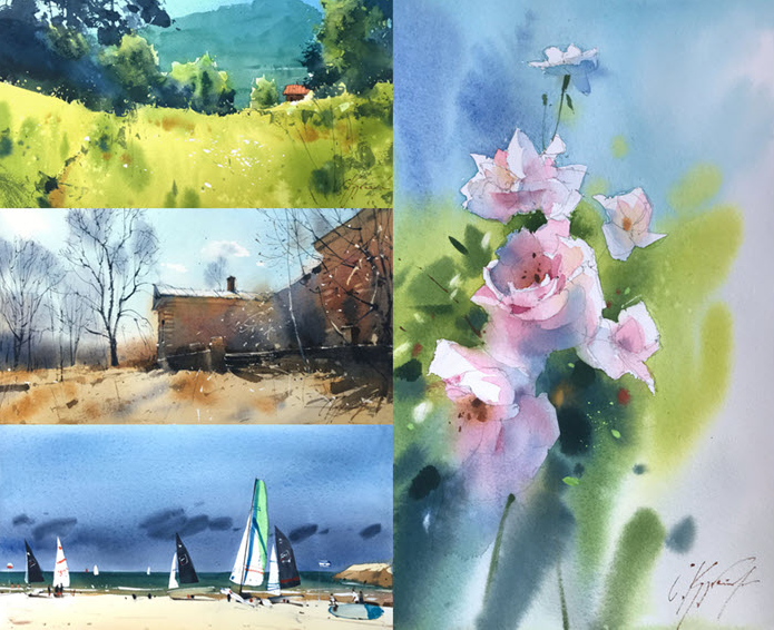 [Сергей Курбатов] [enterclass] Акварелист Первые шаги (2022)