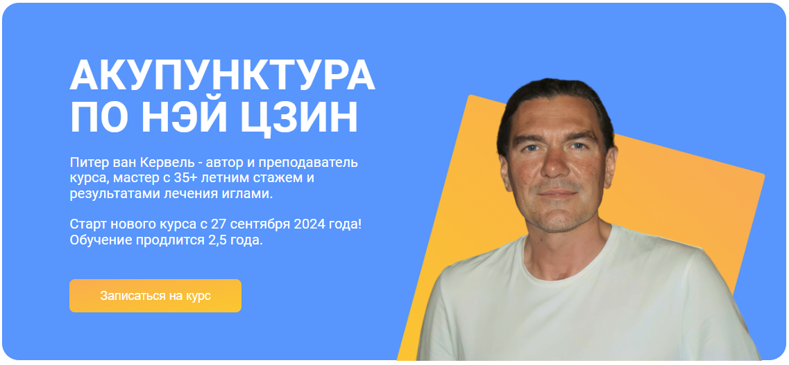 [Краниосакральная академия] Питер ван Кервель ― Акупунктура по Нэй Цзин. Семинар 6 (2023)