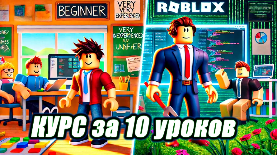 [Denzl YouTube] Курс по Roblox Studio за 10 уроков (2024)