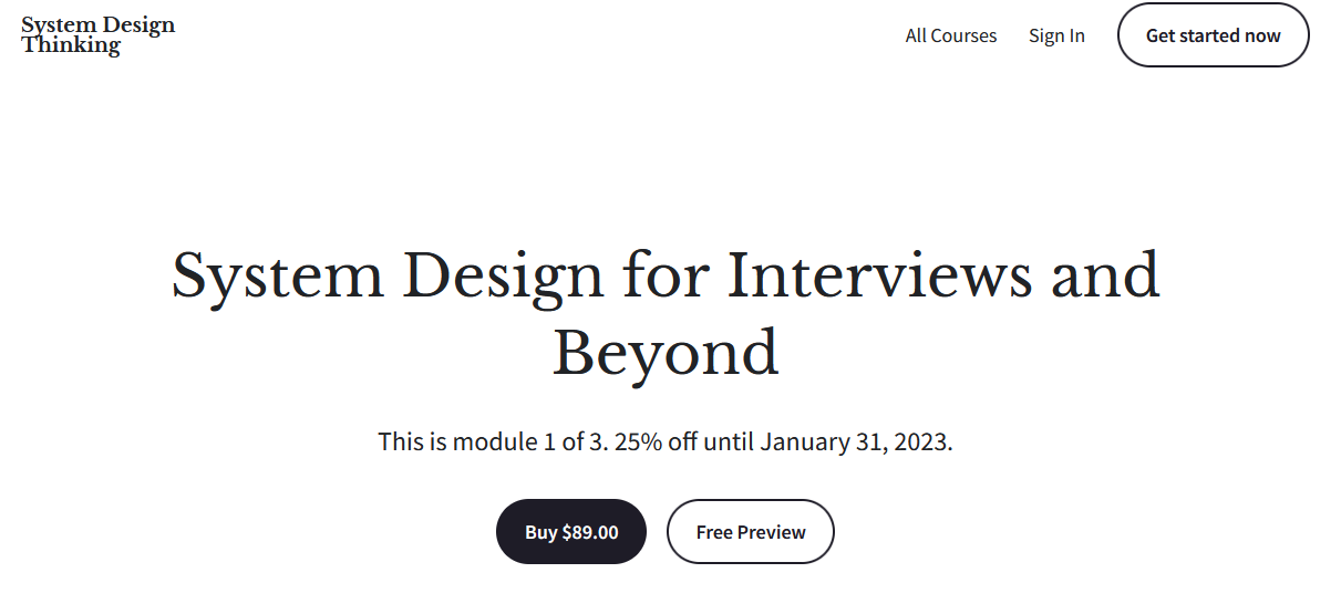 [System Design Thinking] Mikhail Smarshchok - System Design for Interviews and Beyond (2023)