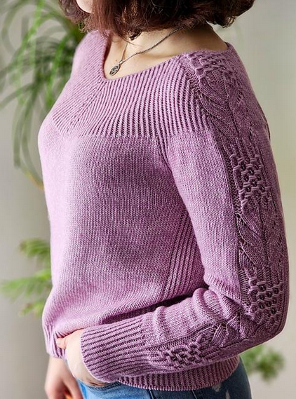 [Валентина Богданова] [valentinasknits] Свитер Омра (2024)