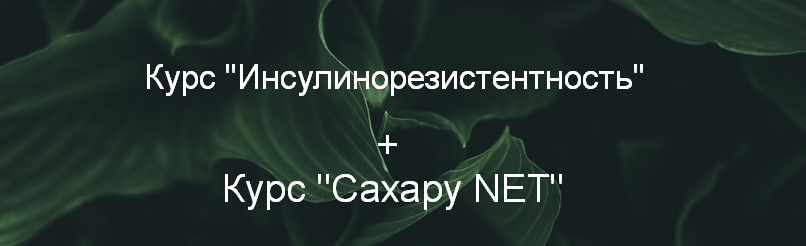 [Суханова Елена] Курс "Инсулинорезистентность" + Курс "Сахару NET" (2023)
