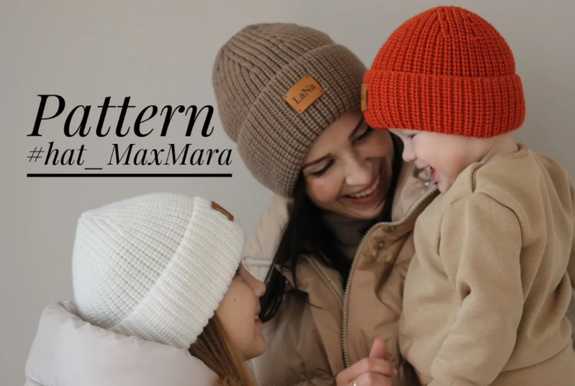 [Лариса Попович] [la.na.knit] Шапка MaxMara (2023)