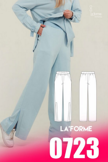 [LaForme] [Шитьё] Брюки 0723. Размер 42-54. Рост 158-164 (2023)