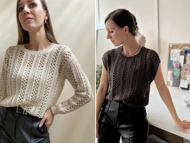 [Евгения Шахова] [jenya_shakhova] Джемпер/топ Вояж (2023)