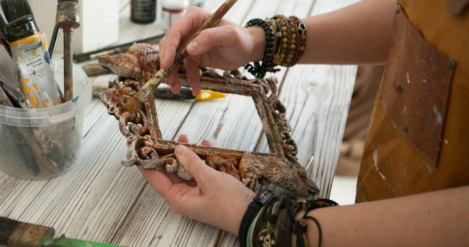 [Елена Якимова] [Декор] Многослойное окрашивание 2 . Видео-курс 7 мастер-классов (2023)