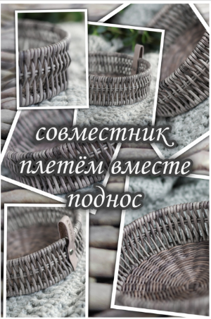 [Алёна Бугрова] [Бумажная лоза] Совместник по плетению Подноса (2022)