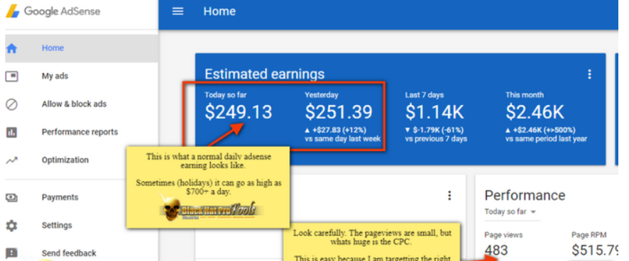 [Rosullivan] $249 в день с помощью моего простого метода Google AdSense - веб-сайт не нужен (2023)