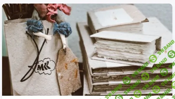 [Скрапбукинг] Творческий блокнот из бумаги ручного отлива (2023)