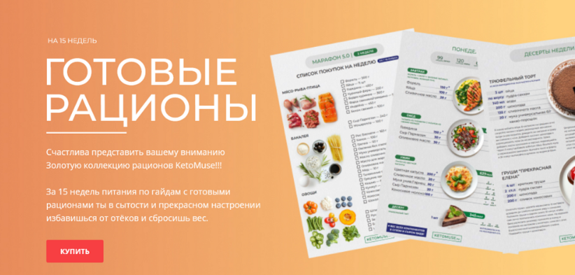 [ketomuse] Готовые рационы (2024)
