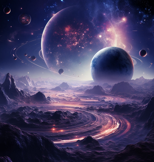 [Ольга Базанова] Практика художника - Космические сюжеты (2024)