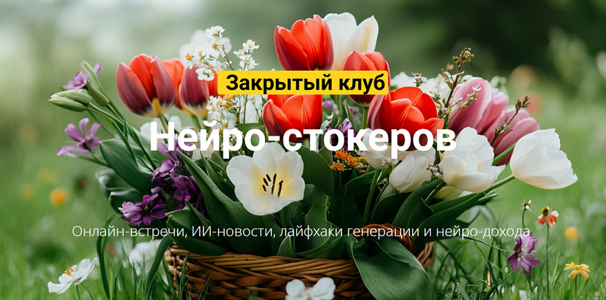 [Вадим Закиров] Закрытый клуб нейро-фотостокеров на Май (2025)