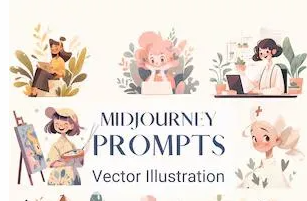 [PurrfectCity] Промпты Midjourney для создания мультяшной векторной иллюстрации (2025)