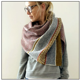 [Изабель Кремер] Шаль Slip stitch party (2025)