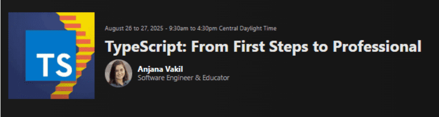 [frontendmasters] TypeScript: от первых шагов до профессионала